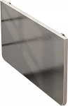 Platzsparender, schwebender Wand-Esstisch, zusammenklappbar, mit geb&uuml;rsteter Edelstahlplatte und Metallhalterung, ideal f&uuml;r K&uuml;che, Zuhause, Balkon, W&auml;sche, 70 x 40 cm