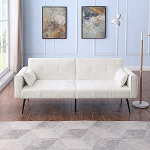 Futon diivanvoodi, kaasaegne 68-tolline futon diivan, mis on teisaldatav voodiks, magamiskoha elutoa m&ouml;&ouml;bli futon komplekt - sobib v&auml;ikestele ruumidele diivan W3607S00001
