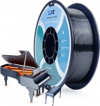 ZIRO Silk PLA 1,75 mm filament, 3D printeri filament Silk PLA seeria 1,75 mm 1 kg, l&auml;bim&otilde;&otilde;dutolerants +/-0,03 mm, h&otilde;bedane must