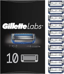 Gillette Labs soojendusega habemeajamislabad, 10 asenduslabasid soojendusega m&auml;rgade habemeajamisvahendite jaoks