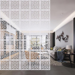 YHANEC Pack of 24 DIY Hanging Room Dividers, Hanging Screen for Privacy, for Decorating Living Room, Dining and Study, Hotel and Bar
