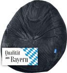 Bruni Classico Cord L mustas - XXL siseruumide kott koos t&auml;idisega, siseruumide kott Saksamaalt