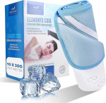 Elements Cooling Cooling Mattress Cover, jahutusmatt voodile, isojahutav kattematerjal madratsile, voodi all olev jahutus, mis sobib inimestele, kes higistavad, pestav kuni 30 kraadi juures (70 x 140 cm).