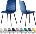 mcc direct 2 disaineri sametist s&ouml;&ouml;gitooli komplekt Lexi toolid (sinine)