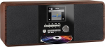 Imperial 22-235-00 Dabman i200 Internet / DAB+ raadio koos CD m&auml;ngija stereoheliga, FM, Wi-Fi, Aux In, Line-Out, k&otilde;rvaklappide v&auml;ljund, koos toiteallikaga, pruun