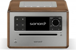 sonoro Elite Interneti-raadio koos CD-m&auml;ngijaga (FM, DAB Plus, Podcastid, Spotify, Amazon Music, Deezer) Walnut