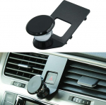 Cookiss magnetiline mobiiltelefoni hoidik, mis &uuml;hildub VW Golf 7 MK7 GTI Variant R R-line sobilik nutitelefonile ja GPS-ile koos auto mobiiltelefoni hoidikuga 360 kraadi reguleeritav vaade (must)