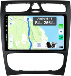 YUNTX [8GB + 256GB] Android 14 Autoradio Benz G-klassile W463 C W203 CLK W209/C209-[Integreeritud CarPlay/Android Auto/DSP/GPS]-9-tolline IPS puuteekraan CAM+MIC-DAB/peeglilink/Bluetooth 5.0/AHD/360