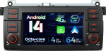 XTRONS 7-tolline IPS Android 14 Auto Stereo Multimeedia Player Octa Core 4+64GB BMW E46 Rover ZT jaoks Sisseehitatud 4G LTE Car Play Android Auto AKM DSP GPS Bluetooth WiFi Valikuline DAB OBD TPMS DVR