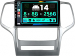 SXAUTO &brvbar;8G+256G &brvbar; Android 14 Autoradio Jeep Grand Cherokee WK2 (2008-2013) jaoks - Sisseehitatud Carplay/Android Car/DSP - Kaamera + MIC - DAB roolijuhtimiss&uuml;steem Fast Boot 360-CAM WiFi AHD - 2 DIN IPS 9