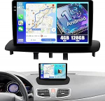 CAMECHO Android 15 4G + 128G autoraadio Renault Megane 3 Export 2009-2014 koos Carplay Android auto navigatsiooniga WiFi 9-tolline Incell puuteekraan koos GPS Bluetooth 5.0 FM/RDS+HD tahavaate kaameraga