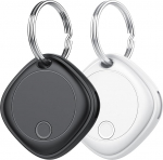 Smart Tracker Tag Pack of 4, Apple Find My App (ainult iOS), IP67 veekindel, vahetatav aku, Bluetooth v&otilde;tmeotsija pagasi / kottide / kohvri / rahakoti jaoks.