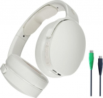 Skullcandy Hesh Evo Over-Ear juhtmevabad k&otilde;rvaklapid, 36 tundi aku kestvust, mikro, &uuml;hildub iPhone'i, Androidi ja Bluetooth seadmetega - Bone