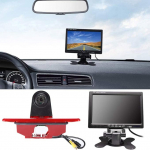 Kalakus HD 7-tolline monitor + 3. piduritulede piduritulede tagurduskaamera parkimisabikomplekt Peugeot Expert 2007-2016/Fiat Scudo 2007-2016/Citroen Jumpy 2007-2016 jaoks