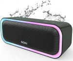 DOSS SoundBox Pro Bluetooth k&otilde;lar, 20 W stereoheli, ekstra bass, IPX6 veekindel, 20 tundi aku, v&auml;rviline valgus, Bluetooth box &otilde;ue, rannale, koju, aeda - ts&uuml;pressiroheline