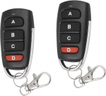 V&otilde;tmehoidja koos kaugjuhtimispuldiga 433MHz garaažiukse avamise universaalne kloonimine traadita kaugjuhtimispuldi duplikaatori v&otilde;tmehoidja auto garaaži ukse garaaži jaoks 2 Pack