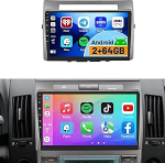 2+64GB Android autoraadio Toyota Corolla Verso 2004-2009 traadita Carplay Android auto, 9-tolline IPS puuteekraaniga raadio koos Bluetooth/GPS/kaamera/FM/WiFi/SWC/26UIga