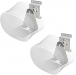 shinar 2 metallist seinakinnitise komplekt, mis &uuml;hildub Sonos Era 300-ga, p&ouml;&ouml;ratav kuni 360&deg;, kallutatav -70&deg;/+70&deg; (&uuml;les ja alla, vasakule ja paremale) koos kaablijuhtimisega Max. 12 kg, valge