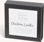 Cotton & Grey j&otilde;uluk&uuml;&uuml;nlad 14 puhast mesilasvahak&uuml;&uuml;nalt ja keraamiline hoidja Hoolitsege ennast sel kiire ajal l&otilde;&otilde;gastuda.