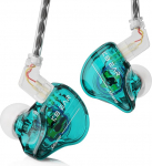 Yinyoo KBEAR Storm In-Ear Monitor k&otilde;rvaklapid, 1DD juhtmega k&otilde;rvaklapid Professional Stage k&otilde;rvaklapid, HiFi Deep Bass Clear Sound muusikalisele lauljale, 3,5 mm pistik, eemaldatav kaabel