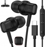 USB C k&otilde;rvaklapid koos kaabliga iPhone 16 16e 15 Pro HiFi Stereo Magnetic In-Ear k&otilde;rvaklapid Mikrofon C-t&uuml;&uuml;pi k&otilde;rvaklapid USB C &uuml;hendus Samsung Galaxy A35 A55 A34 A54 A26 5G S24 S25 Xiaomi 14T 13
