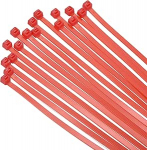 hankimise kaart 50 x kaabli sidemed 12 "Self Locking Nailon Wire Ties koos 50lb t&otilde;mbetugevus Indoor Outdoor Red