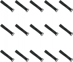 Kaablipaelad isekleepuvad nailonist reguleeritavad kaablipaelad kaablijuhtimiseks Must 2.5cm x 60cm Pakend 15-st