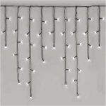 EMOS LED Icicle Fairy Lights, 10 m j&otilde;uluvalgused + 5 m kaabel, 600 LED, 8 valgusmoodust, toiteallikas koos taimeri 6h/18h, IP44 sise- ja v&auml;litingimustes kasutamiseks, jaheda valgega