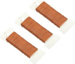 hankimise kaart 114 Yards / 345 Feet 27 Gauge Metal Flower Wire Copper Flexible Paddle Thin Flower Wire k&auml;sit&ouml;&ouml;ks, j&otilde;ulup&auml;rg, lilleseade, pulmad, kokku 3 rullida