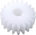 GTPBAO 1 Piece 1.25 Module 11T POM Spur Gear 4 mm 5 mm 6 mm Bore 1.25 m 11 Teeth Cylindrical Gear 10 mm Thick Straight Teeth Pinion Steering Hardware (4 mm)