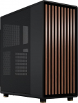 Fractal Design North Charcoal Black - Wood Walnut front - Mesh side panels - Two 140mm Aspect PWM fans included - Intuitive interior layout design - ATX Mid Tower PC Gaming Case