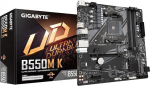 GIGABYTE B550M K Motherboard - AMD Ryzen 5000 CPUs, up to 4733MHz DDR4, 1xPCIe 4.0 + 1xPCIe 3.0 M.2, 1GbE LAN, USB 3.2 Gen 1