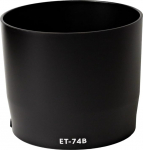 ET-74B &Uuml;mmarguse bajonetiga asendusobjektiivi kapuuts Canon RF 100-400mm F5.6-8 IS USM ja Canon EF 70-300mm f/4-5.6 IS II USM (mitte USM) objektiividele.