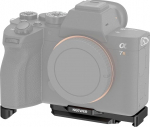 NEEWER A7 IV A7R IV A7R V A7S III kaamera alusplaat, alusplaadi paigaldusplaat koos Arca kiirv&auml;ljalaskeplaadiga, 1/4" 3/8" keermega k&uuml;lmkingaga, &uuml;hildub Sony Alpha DJI RS2 RSC2 RS3 Pro Gimbaliga CA004B