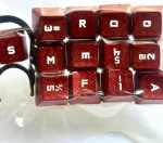 13tk punase taustavalgustusega m&auml;nguklahvikuklapid Corsair K63 K65 K66 K68 K70 K95 Logitech G Pro x G512 G710+ G610 Redragon K585 IKBC c87 c104 MX mehaaniline m&auml;nguklaviatuur