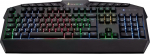 SureFire Kingpin Gaming Keyboard Prantsuse I M&auml;ngude multimeedia klaviatuur LED taustavalgusega I RGB klaviatuur USB-kaabliga I 25 Anti-Ghosting klahvi I Prantsuse paigutus AZERTY