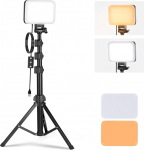 NEEWER BASICS BP66 LED videovalgustuspaneelide valgustuse komplekt kahetooniline timmitav kaasaskantav stuudiovalgustus koos statiiviga ja filtritega 3200K ~ 5600K CRI 95 750Lux fotograafia video salvestamiseks