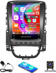Android Autoradio 2 DIN Opel Astra J jaoks, 2010-2014 Buick Excelle Verano koos Carplay Android Car 9,7-tollise puuteekraaniga Bluetooth navigatsioon WiFi FM EQ roolijuhtimine AHD kaamera + mikrofon, 2+