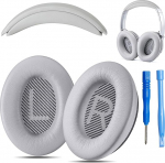AHG asendusk&otilde;rvapadjad QC35 / QC35 ii ja peapadi QC35 / QC35 ii. &Uuml;hildub Bose QuietComfort 35 / QuietComfort 35 ii k&otilde;rvaklappidega (Hall) Premium proteiinnahk | Vastupidavad