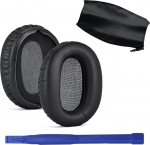 K&otilde;rvaklappide ja peapaela kaitsekomplekt Sony WH-CH700N (WHCH700N), WH-CH710N (WHCH710N WHCH710 CH710), WH-CH720N (WHCH720 CH720) k&otilde;rvaklappidele (must)