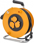 as - Schwabe kaablirull 50 m - V&auml;litingimustes - 3 sisseehitatud pistikupesa hingedega - &uuml;lekuumenemiskaitse - seisupidur - 230 V/16 A/3500 W - kaablijuhtimine - Made in Germany - IP44 - oranž, 11483