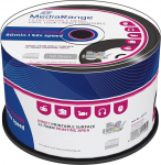 MEDIARANGE MR226 Vinyl CD-R t&uuml;hjad kettad (tr&uuml;kitav, 52x kiirus, 700MB/80 Min. 50 spindel)