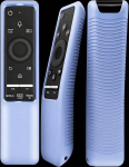 Samsung Smart TV puldiga BN59 seeria &uuml;hilduv &uuml;mbris, kerge silikoonist kaitsekott, l&ouml;&ouml;gikindel, libisemiskindel, helendav sinine