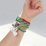 URIZONS Juhtmega k&otilde;rvaklapid USB-C mikrofoniga [k&auml;ev&otilde;ru disain] v&auml;rviline punutud kaabel, mis &uuml;hildub iPhone 14/15/16/17, PS5, spordi, fitnessi, m&auml;ngude jaoks (60#)