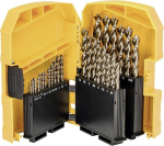 Dewalt CASSETTA Game of Drill - Puur, Puurimispuuride komplekt, legeeritud teras, kiirteras (HSS), 29 tk (S), 29 tk (S))