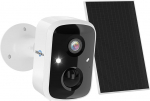 Hiseeu Outdoor Surveillance Camera, Battery, 4MP Wireless Solar WLAN IP Camera Outdoor with PIR Motion Sensor, Colour Night Vision, IP66 Waterproof, 2-Way Audio, Cloud/SD Storage, Siren Alarm