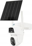 PNI IP794 WiFi Security Camera PTZ Dual Lens 2MP + 2MP Solar Panel with 5.5W 8000mAh Block Battery