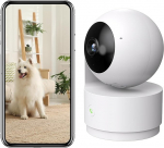 Wifi sisemine 2K turvakaamera, WiFi turvakaamera, kaamerad koertele/majale/lastele, v&auml;rviline &ouml;&ouml;n&auml;gemine, &uuml;he puudutusega k&otilde;ne, h&auml;ire, 360&deg; p&ouml;&ouml;ramine (2.4GHz Wi-Fi)