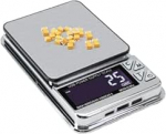 Digitalwaage, Hochpr&auml;zise Schmuckwaa, 1000 g/600 g/200 g x 0,01 g, digitaalne LCD-Z&auml;hlung, elektrooniline Waa, Edelstahl-Taschen-K&uuml;chenwaa, USB-Aufladung(1000g 0.01g)