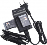 DSTE&reg; （ Pakk 2 ） Asendusaku DC161E reisilaadija komplekt Canon NB-2L 13L PowerShot G7X DMC-G5X G9x, G7X Mark II, SX620 HS, SX720 HS digikaamerale.